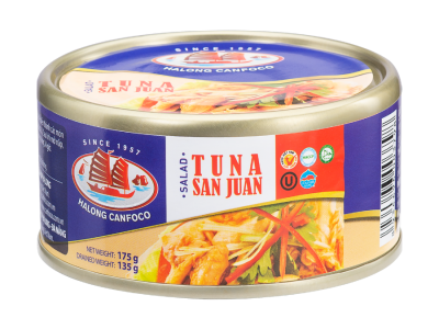 Product declaration form for Salad tuna San Juan