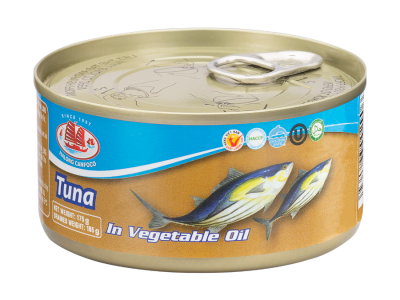 Product declaration form for Tuna in vegetable oil